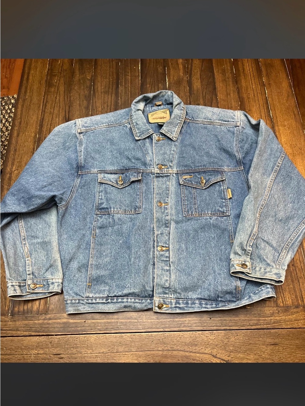 American Eagle Vintage Light Blue Denim Jacket